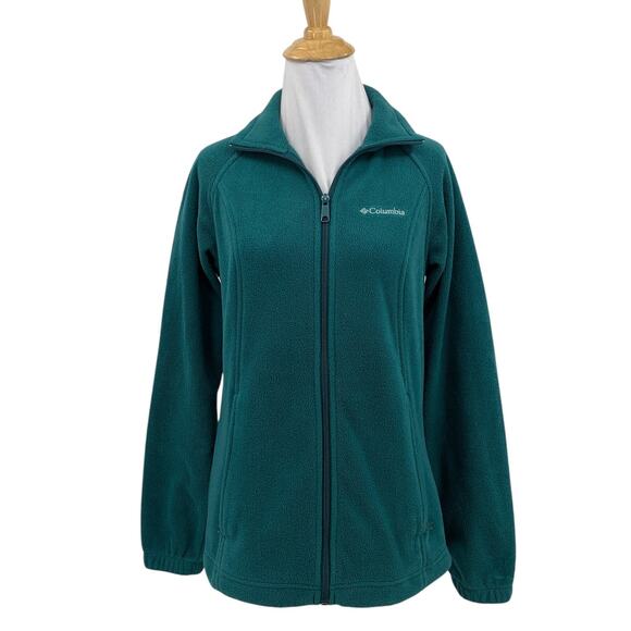 Columbia Jacket Womens S Small Everglade Benton Springs Full Zip Fleece Classic - Picture 1 of 12